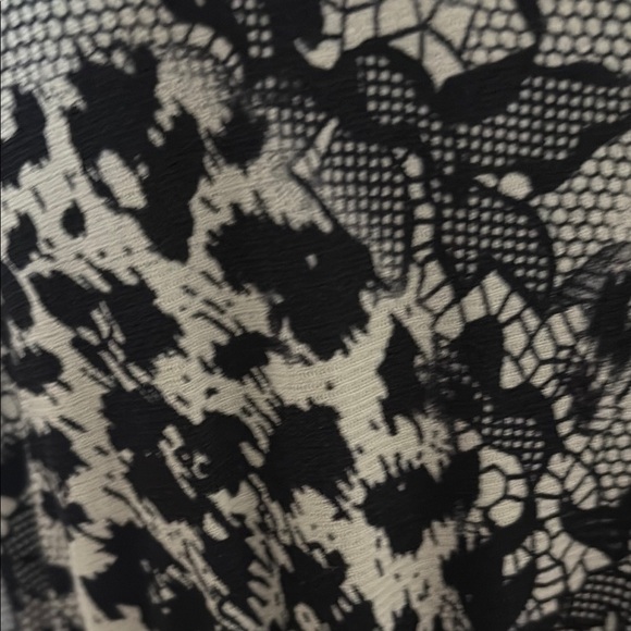 Style & Co Black and White V-Neck Sleeveless Midi Dress - Picture 2 of 5